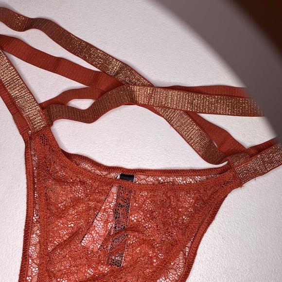 Victoria’s Secret Panties NEW Gorgeous Rust Color VS Lace Very Sexy Panty ♥️ - Picture 7 of 12
